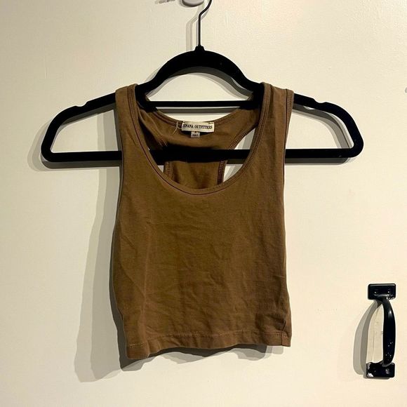 Zenana Outfitters Brown Cropped Tank Top - Picture 6 of 9
